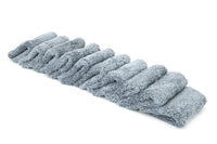 Autofiber Towel Gray [Korean Plush 470 Mini] Microfiber Detailing Towel (8 in. x 8 in., 470 gsm) 10 pack BULK BUNDLE
