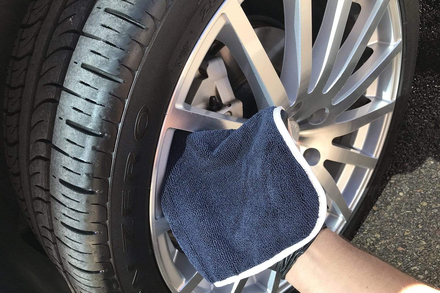 Autofiber Towel [Wheel Flip] Microfiber Wheel and Rim Towel (8 in. x 8 in) 6 pack